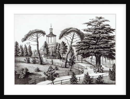 The Labyrinth from the Jardin des Plantes, Paris by Nicolas the Younger Huet