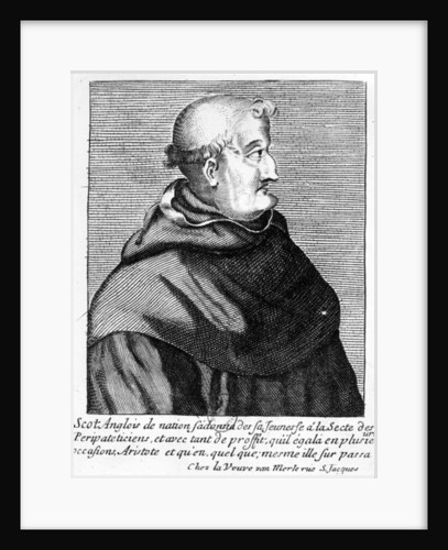 Portrait of John Duns Scotus by School French