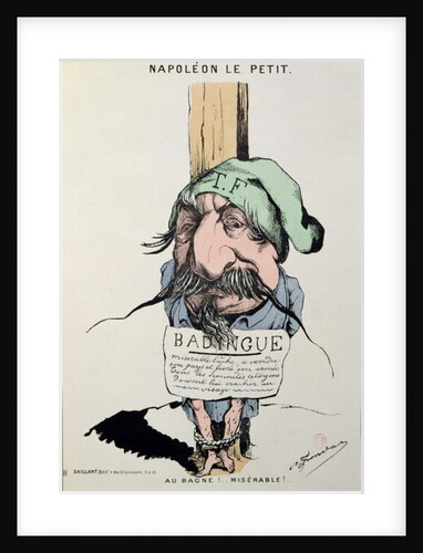 Napoleon le Petit, caricature of Louis-Napoleon Bonaparte 1870 by Charles Frondat
