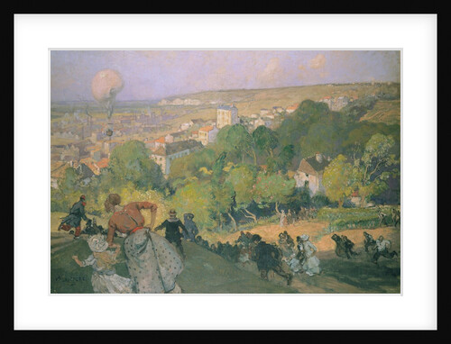 Balloon Landing at Pre St-Gervais, c.1885 by Auguste Lepere