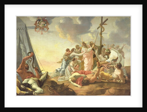 The Brazen Serpent, right hand section by Simon Vouet