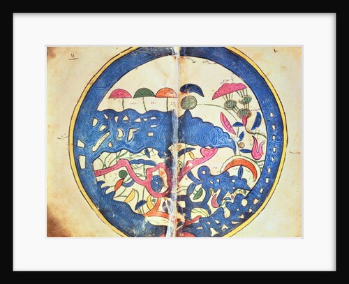 Map of Egypt, 1348 by Abu Muhammad Al-Idrisi or Edrisi