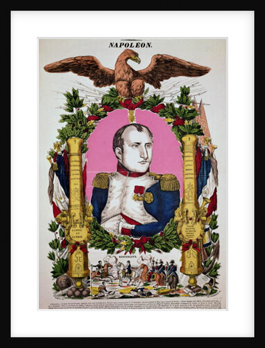 Portrait of Napoleon I in commemoration of the Battle of Austerlitz, 2nd December 1805 by Francois Georgin