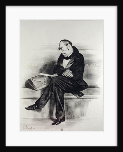 Caricature of Francois Guizot by Honore Daumier