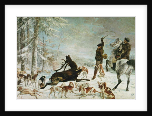 The Death of the Deer, 1867 by Gustave Courbet
