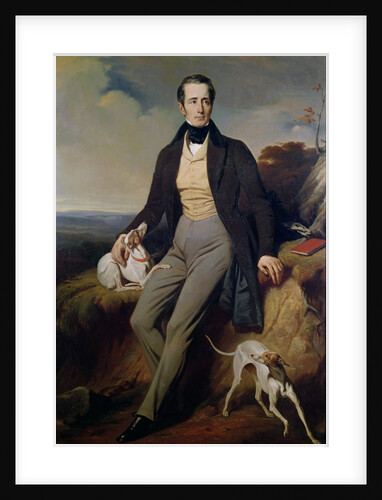 Portrait of Alphonse de Lamartine 1830 by Henri Decaisne