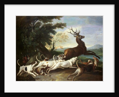 The Deer Hunt, 1718 by Alexandre-Francois Desportes