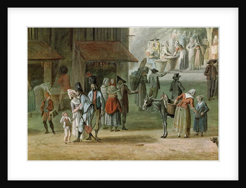 The Place de l'Apport-Paris in Front of the Grand-Chatelet by Thomas Naudet