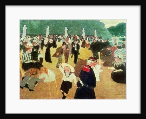The Luxembourg Gardens, 1895 by Felix Edouard Vallotton