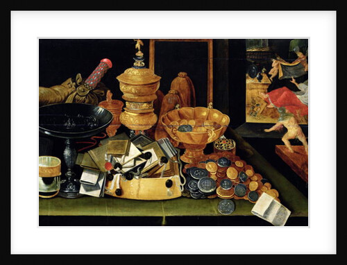 The Miser's Treasure by Flemish School