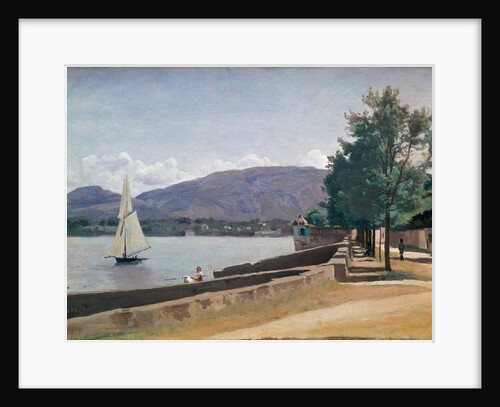 The Quai des Paquis, Geneva, c.1842 by Jean Baptiste Camille Corot