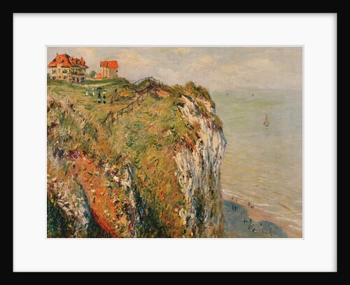 Cliff at Dieppe, 1882 by Claude Monet