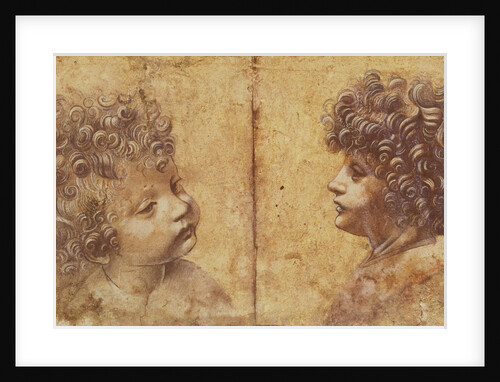 Study of a child's head by Leonardo da Vinci
