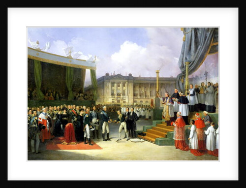 Inauguration of a Monument in Memory of Louis XVI by Charles X by Joseph Beaume