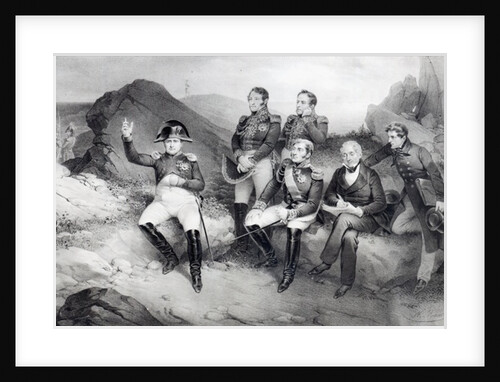 Emperor Napoleon I Dictating his Memoirs to Emmanuel Las Cases on St. Helena, 1860 by Nicolas Eustache Maurin