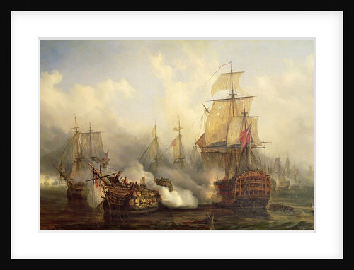 The Redoutable at Trafalgar, 21st October 1805 by Auguste Etienne Francois Mayer
