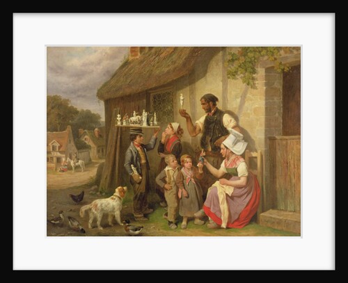 The Travelling Plaster Figure Salesman, 1883 by Joseph-Louis-Hippolyte Bellange