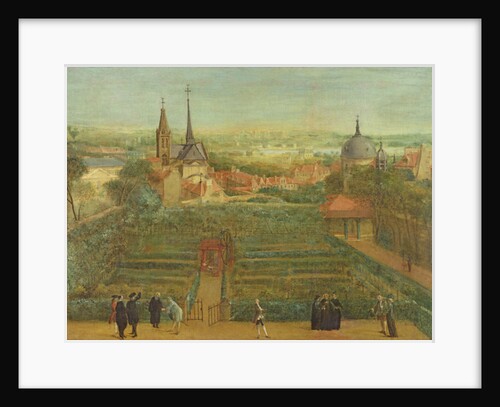 The Gardens of the Fathers of Christian Doctrine and the Abbey of St. Victor by French School