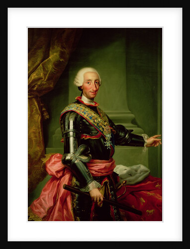 Portrait of Charles III c.1761 by Anton Raphael Mengs