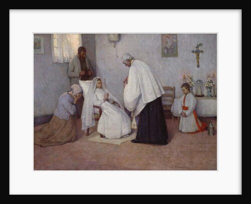 Communion in Extremis, 1889 by Henri Eugene Augustin Le Sidaner