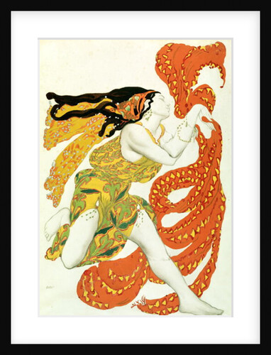 Costume design for a bacchante in 'Narcisse' by Tcherepnin, 1911 by Leon Bakst