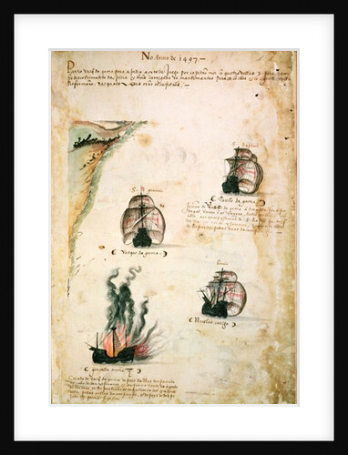 Departure of Vasco da Gama in 1497 by Portuguese School