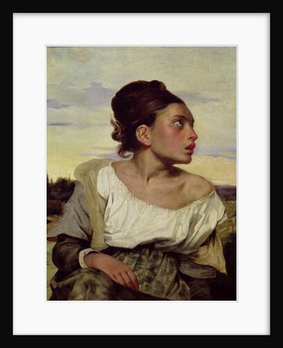 Young Orphan in the Cemetery, 1824 by Ferdinand Victor Eugene Delacroix