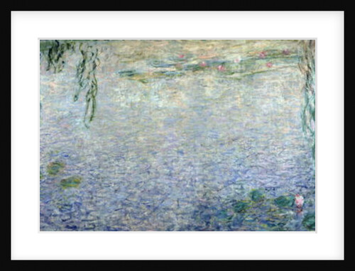 Waterlilies: Morning with Weeping Willows, 1915-26 by Claude Monet