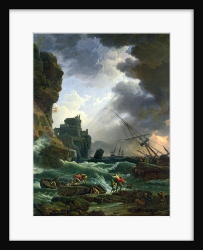 The Storm, 1777 by Claude Joseph Vernet