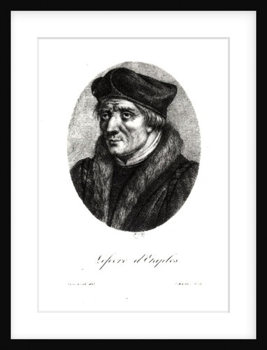 Portrait of Jacques Lefevre d'Etaples by French School