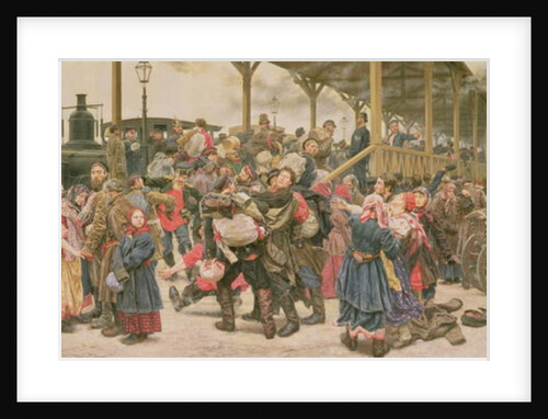 Departing for the War, 1888 by Konstantin Apollonovich Savitsky