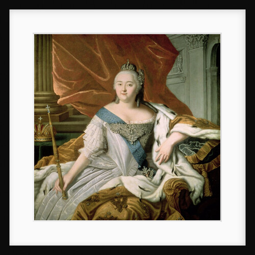 Portrait of Elizabeth Petrovna Empress of Russia, c.1750 by Russian School