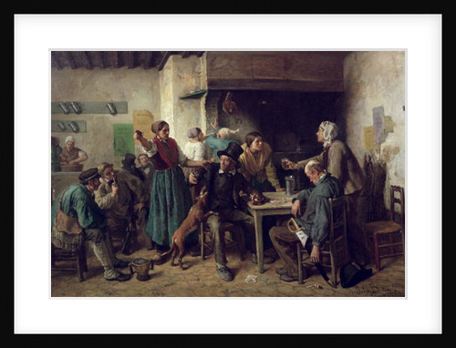 Wine Shop Monday, 1858 by Jules Breton