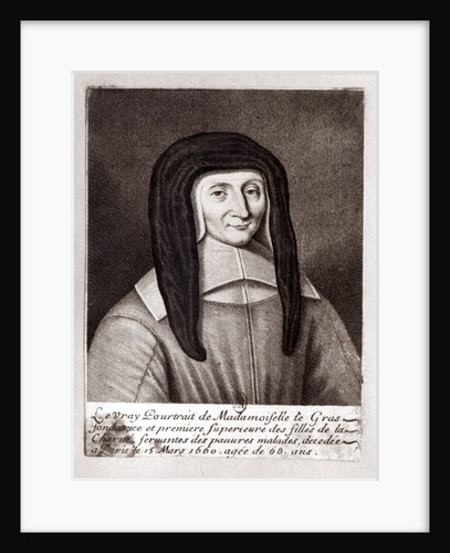 Portrait of Louise de Marillac by Gaspard Duchange