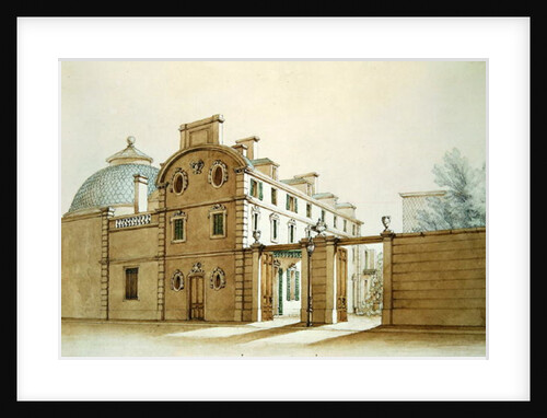 View of the house in rue Fortunee, bought by Honore de Balzac in 1847 by M. Santi