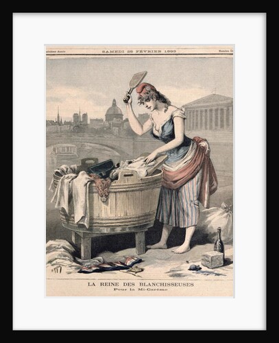 Marianne, the Queen of the Washerwomen by French School