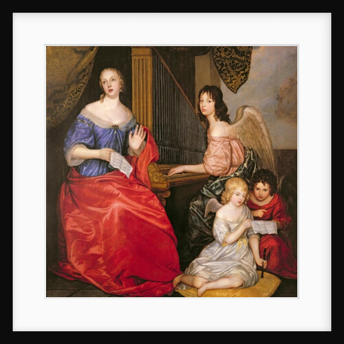 Francoise Louise Duchess of La Valliere with her Children as Angels, 17th century by Peter Lely
