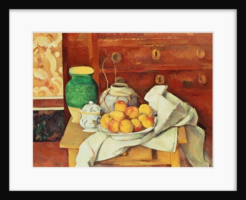 Still Life with a Chest of Drawers, 1883-87 by Paul Cezanne