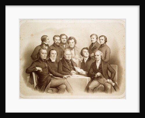 The Provisional Government of 24th February 1848, 1848 by Achille Deveria