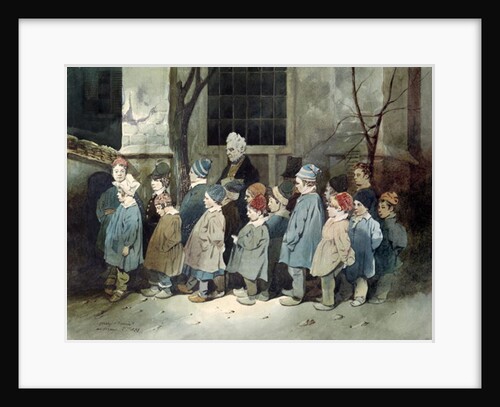 Schoolboys in the Playground by Henri Bonaventure Monnier