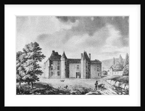 Chateau de Montaigne, Dordogne by French School