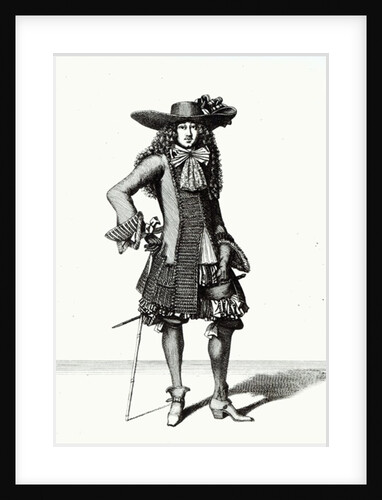 The Summer Sword Dress, 1675 by Bonnart
