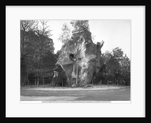 Prehistoric house at the Universal Exhibition of 1889 in Paris, architect Charles Garnier by Adolphe Giraudon