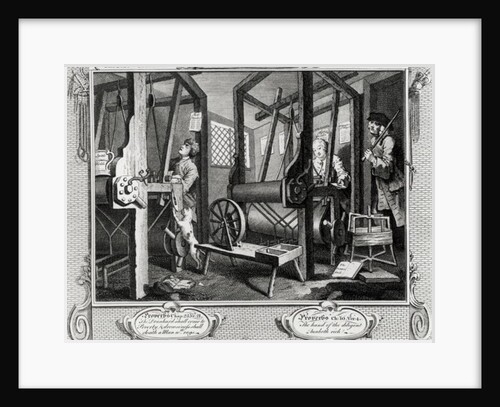 Industry and Idleness, The Fellow 'Prentices at their Looms by William Hogarth