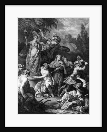 Allegory of The Independent America, dedicated to the American Congress by Antoine Borel