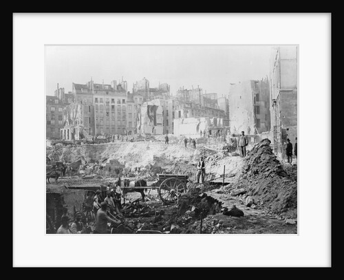Building of Avenue de l'Opera by Charles Marville
