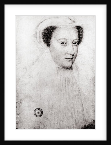 Mary, Queen of Scots in white mourning, 1560 by Francois Clouet