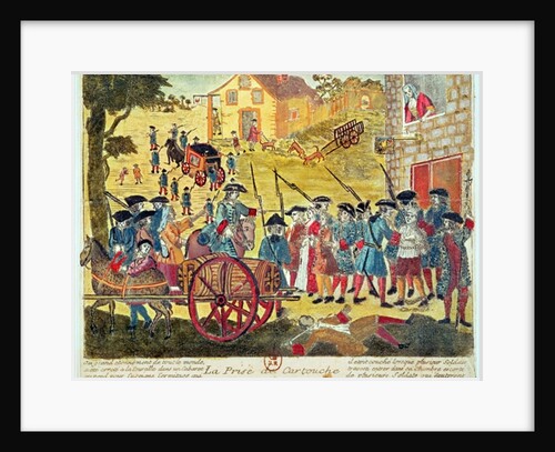The Arrest of Louis Dominique Cartouche by French School