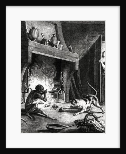 The Monkey and the Cat by Jean-Baptiste Oudry