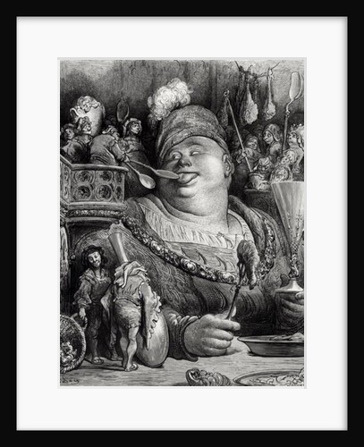 Pantagruel's meal by Gustave Dore
